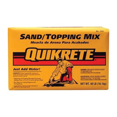 Sand Topping Mix 40 lb Gray