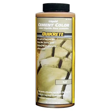 Cement Colorant, Buff, Liquid, 10 oz Bottle